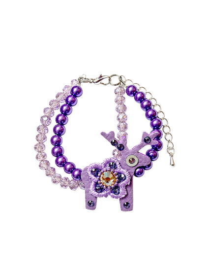 Jemně fialový náramek